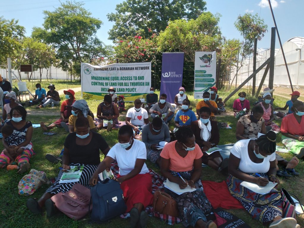 LAND4HER communty training in Goromonzi District