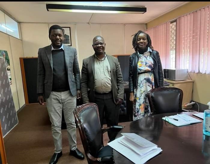 ZiLAN representatives with Proffessor Jiri (Chief Director ,Agricultural Advisory Services and Rural Development) at the Ministry in Harare