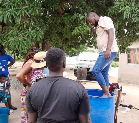 Mushroom Farmers Training (Sterilization)